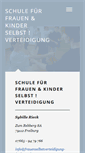 Mobile Screenshot of frauenselbstverteidigung-freiburg.de
